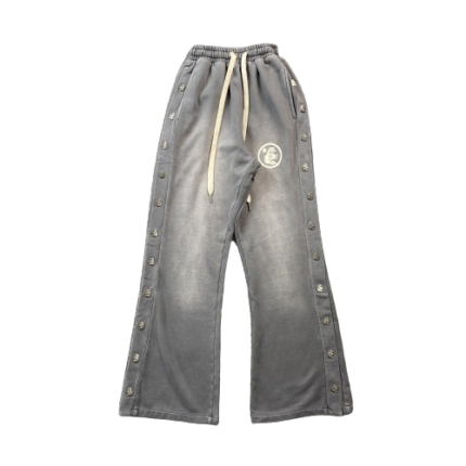 Grey Hellstar Waxed Sweatpant